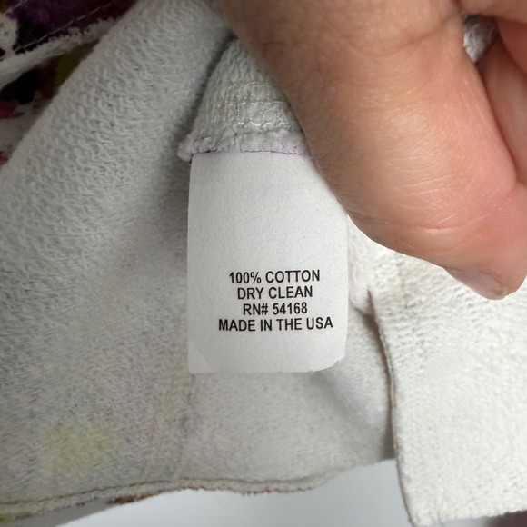 ELLIOTT LAUREN Women's Abstract Floral Maximalist Office Blazer Jacket Small - Picture 9 of 11